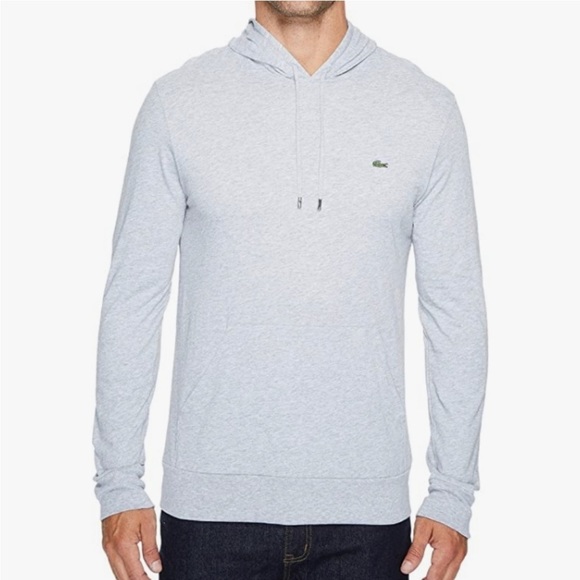 Lacoste Shirts Lacoste Mens Hooded Cotton Jersey Sweatshirt